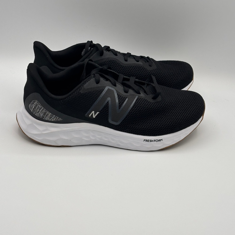 New Balance Fresh Foam Arishi v4 Shoes Mens Size 8.5 4E Black Grey MARISEK4